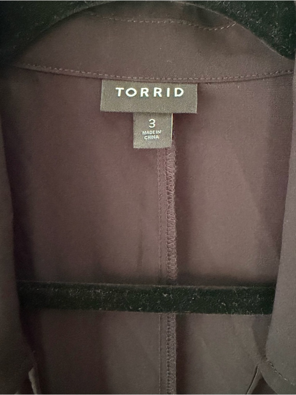 Torrid Midi Studio Crepe De Chine Collared Shirt Dress - Picture 6 of 6